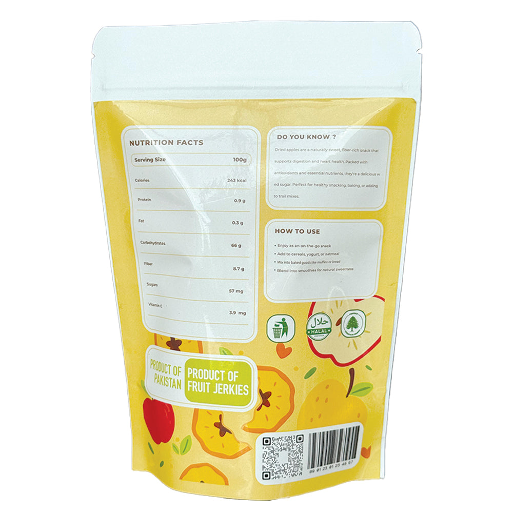 Dried Apples with a Zest of Lemon